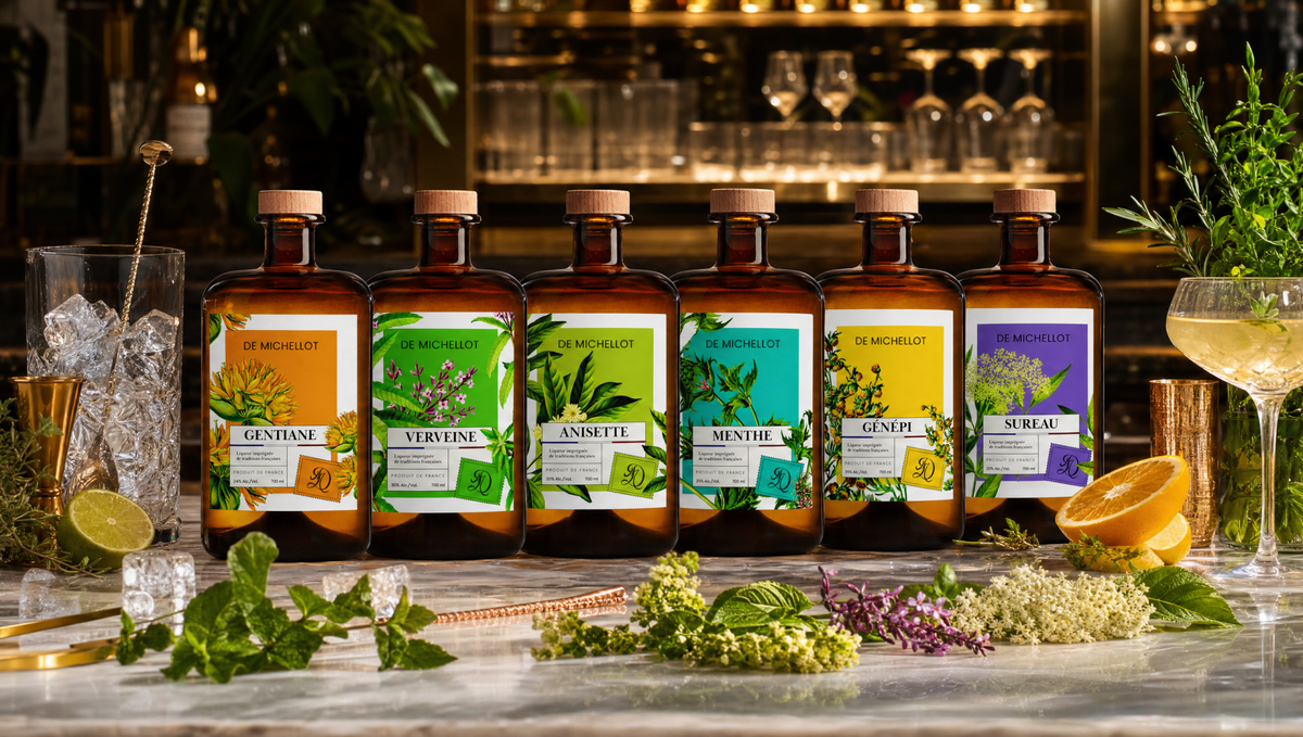 Collection liqueurs artisanales De Michellot