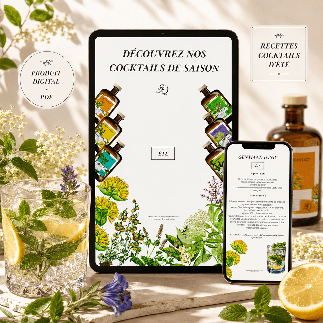 Ebook Cocktails d’Été De Michellot