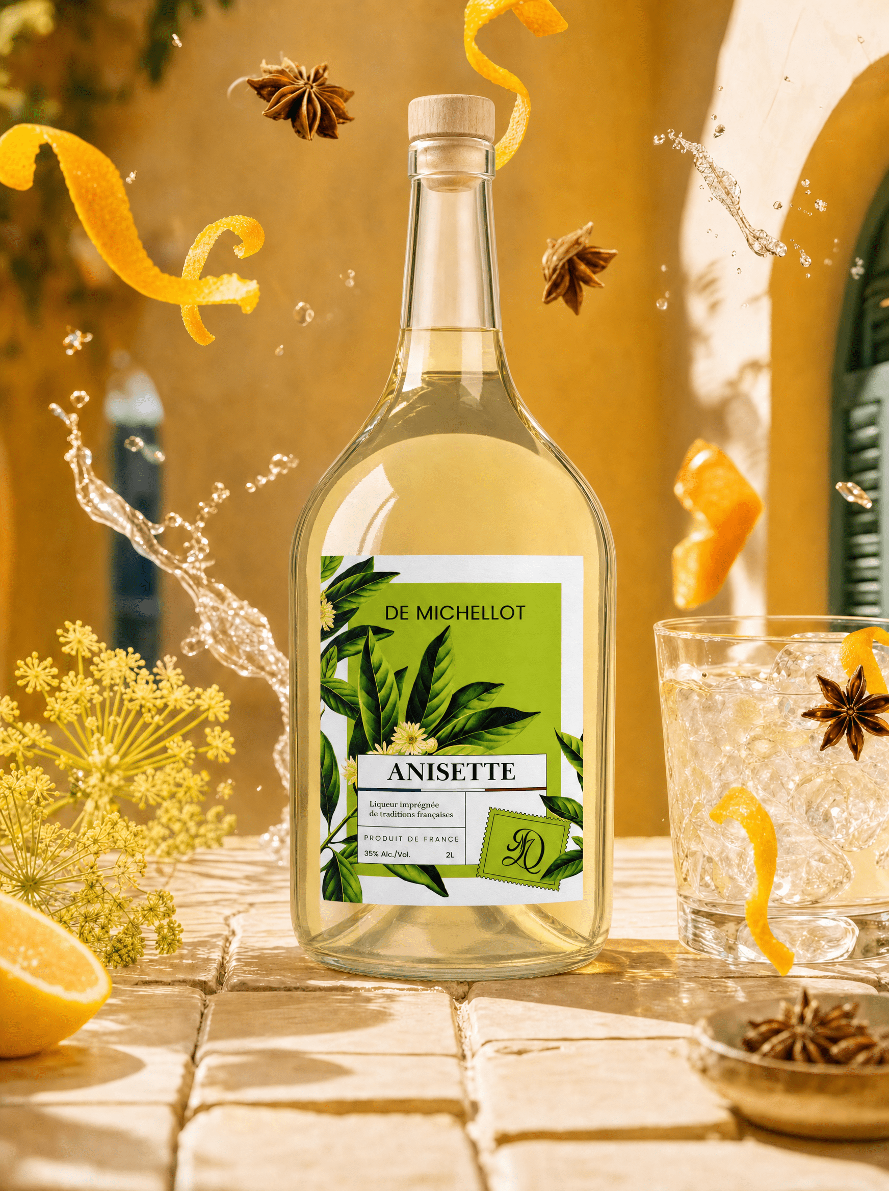 Liqueur Anisette 2,5L 35% DE MICHELLOT