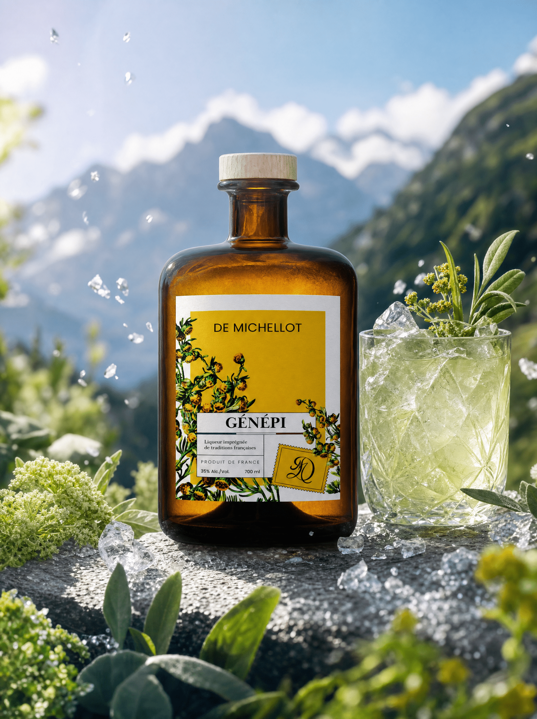 Liqueur de Génépi 35% DE MICHELLOT