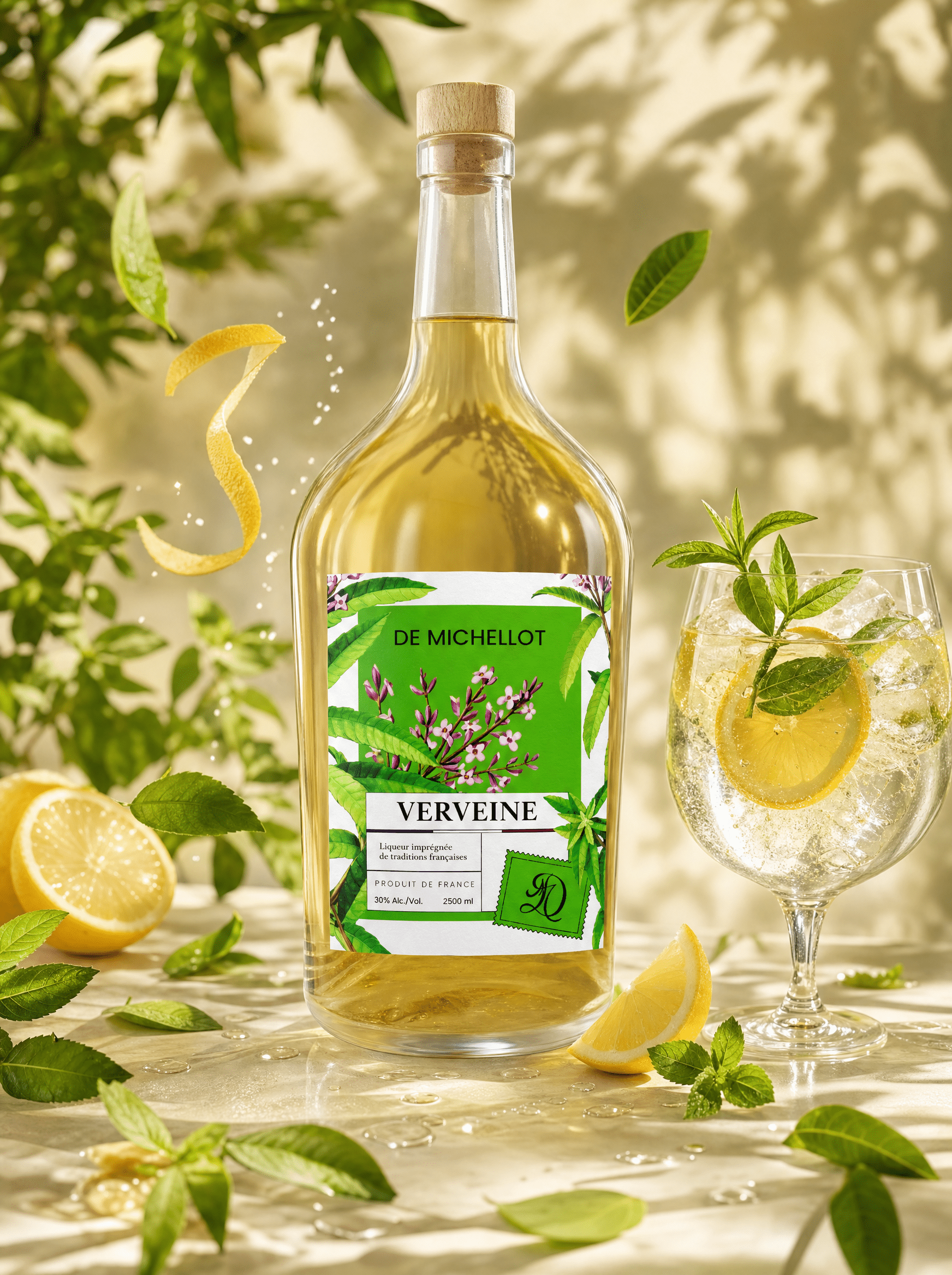 Liqueur de Verveine 30 % — Pot Gascon 2,5 L